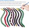 12 Colors Acrylic Craft Paint - Unfinished Wooden Wiggly Snakes
